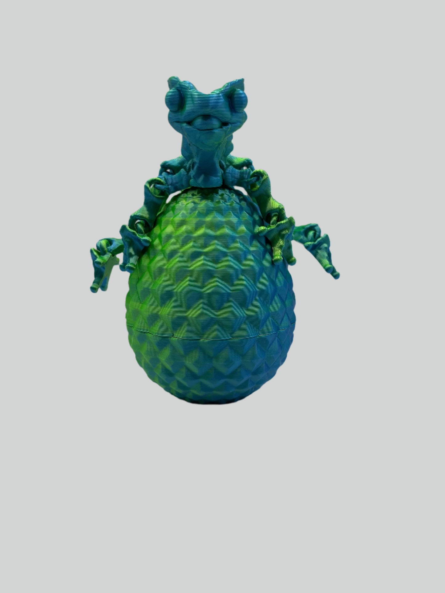 "Bubbles" 3D printed frog & egg combo in various color