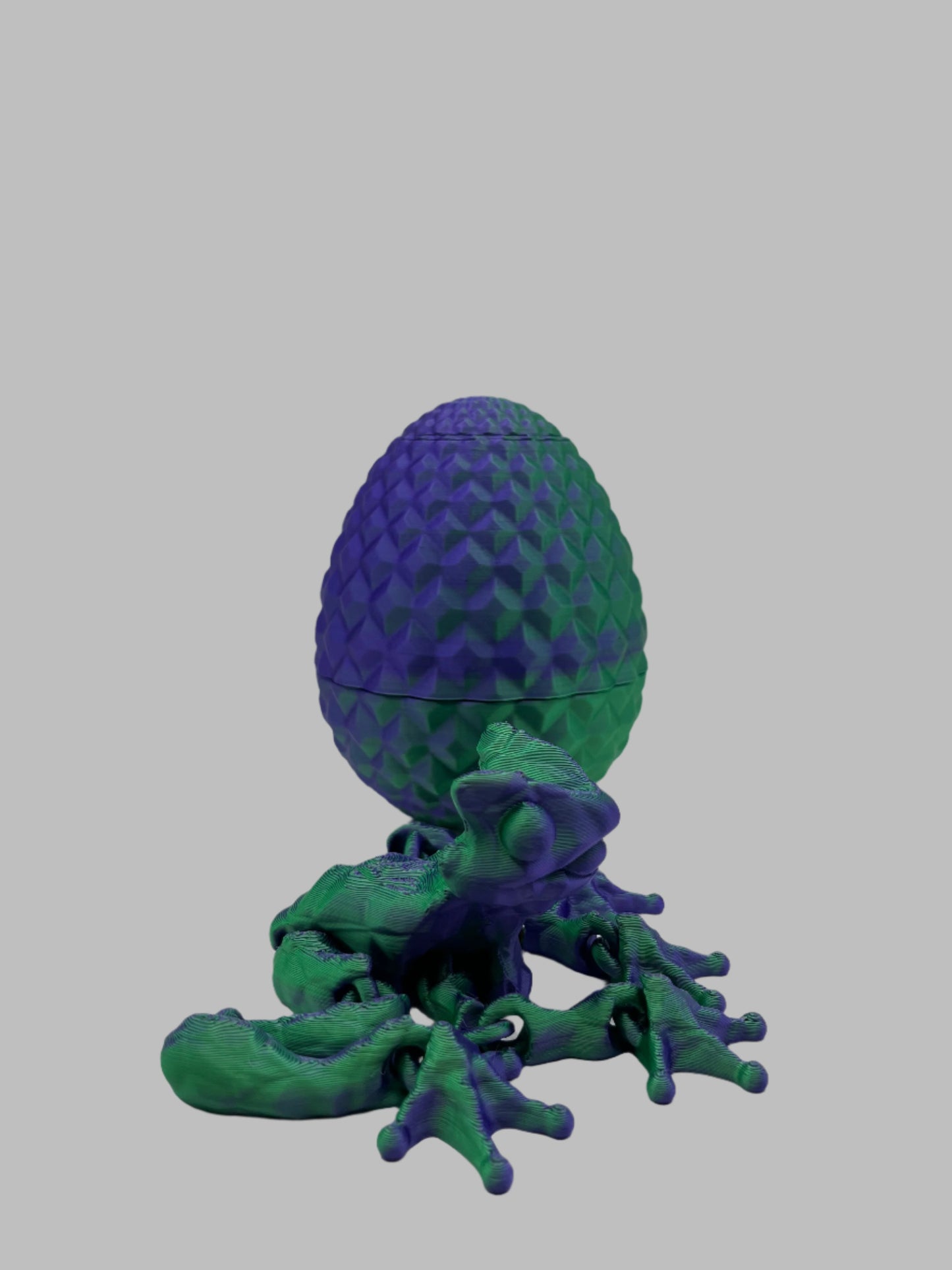 "Bubbles" 3D printed frog & egg combo in various color